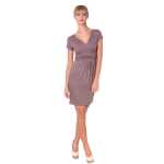 Damen MAMA Minikleid V-Ausschnitt Umstandsmode;