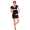 Damen MAMA Minikleid V-Ausschnitt Umstandsmode;
