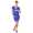 Damen MAMA Minikleid V-Ausschnitt Umstandsmode;