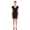 Damen MAMA Minikleid V-Ausschnitt Umstandsmode;