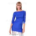 Damen Tunika Oberteil Shirt T-shirt Sweatshirt 3/4 Ärmel Pailetten Glitzer Strass Spitze;