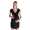 Kleid mit Kordel Schleife Wickelkleid Kurzarm; S M L XL 2XL 3XL