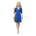 Mini-Kleid Shirt Top V-Ausschnitt;