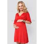 Mini-Kleid Shirt Top V-Ausschnitt;