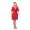Mini-Kleid Shirt Top V-Ausschnitt;