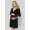 Mini-Kleid Shirt Top V-Ausschnitt;