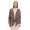 Damen Strickjacke Sweats Poncho Umhang Cardigan Jacke; S/M; Cappuccino