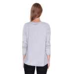 Damen Pullover Strick Pulli 2 Farbig, S/M;