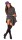 Damen Poncho Strick Umhang; S/M; Grafit
