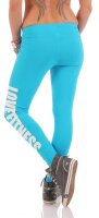 Damen Leggings LOVE FITNESS Baumwolle;