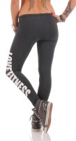 Damen Leggings LOVE FITNESS Baumwolle;