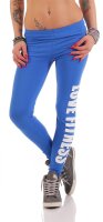 Damen Leggings LOVE FITNESS Baumwolle;