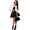 Damen Blazer Kurzjacke in 7 Farben Lederimitat Kunstleder; Ecru S/M 36/38