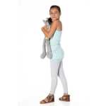 Mädchen Kinder Leggings in 23 Farben Baumwolle; Grau...