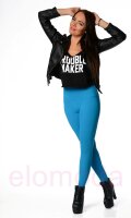 Damen Leggings Hoher Bund Winter Baumwolle;