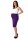 MAMA Umstandsrock Bleistiftrock; Violett 2XL/3XL 44/46