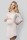 Damen Langarm Kleid + Umstandsmode MAMA Umstandskleid; Beige/2XL/3XL 44/46