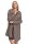 Strickjacke Sweats Poncho Umhang Cardigan; Cappuccino S/M/L