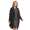 Strickjacke Sweats Poncho Umhang Cardigan; Schwarz S/M/L
