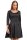 Damen Kleid Klassisches Minikleid Glockenform; Schwarz/S/36