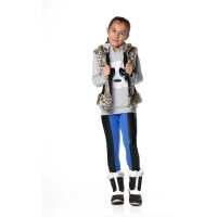 Kinder Thermo-Leggings Kinder Mädchen ; Blau/92