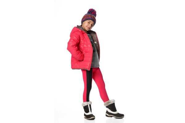 Kinder Thermo-Leggings Kinder Mädchen ; Pink/92