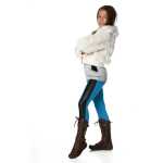Kinder Thermo-Leggings Kinder Mädchen ; Türkis/110