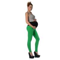 Umstandsleggings Leggings mit Taschen Baumwolle;...