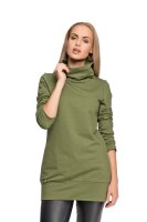 Damen Longshirt mit Taschen;