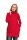 Damen Longshirt mit Taschen; Rot XL/42