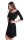 Damen Kleid mit U-Ausschnitt Top;