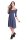 Damen Kleid mit U-Ausschnitt Top;