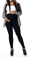 MAMA Umstands-Thermoleggings – Warme Schwangerschaftsleggings mit flauschigem Innenfutter