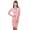 Damen Kleid Dress Wasserfall-Ausschnitt mit Raffungen;