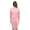 Damen Kleid Dress Wasserfall-Ausschnitt mit Raffungen;