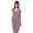 Damen Kleid Dress Wasserfall-Ausschnitt mit Raffungen;