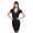 Damen Kleid Dress Wasserfall-Ausschnitt mit Raffungen;