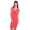 Damen Kleid Dress Wasserfall-Ausschnitt mit Raffungen;