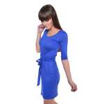 Damen Kleid Dress Minikleid Kurz Mini 3/4 Ärmel ;