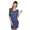 Damen Kleid Dress Minikleid Kurz Mini 3/4 Ärmel ;