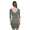 Damen Kleid Dress Minikleid Kurz Mini 3/4 Ärmel ;
