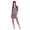 Damen Kleid Dress Minikleid Kurz Mini 3/4 Ärmel ;