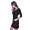 Damen Kleid Dress Minikleid Kurz Mini 3/4 Ärmel ;