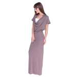 Damen Kleid Dress Maxikleid Lang :