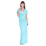 Damen Kleid Dress Maxikleid Lang :