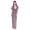 Damen Kleid Dress Maxikleid Lang :