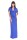 Damen Kleid Dress Maxikleid Lang : Blau M/L 38/40