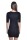 Damen Minikleid mit Taschen; Schwarz S/M 36/38