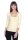 Damen Longshirt mit V-Ausschnitt 3/4 Arm Top,