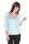 Damen Longshirt mit V-Ausschnitt 3/4 Arm Top,